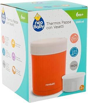 NEO BABY THERMOS INOX PAPPA CON VASETTI 1000ML