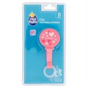 NEO BABY CLIP SALVASUCCHIETTO IN TESSUTO - ROSA
