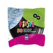 ARISTEA PIATTO DESSERT 170MM RIUT.FIESTA NERO 50PZ