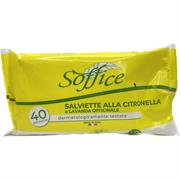 SOFFICE SALVIETTA CITRONELLA ANTIZANZARA 40PZ