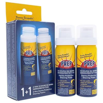 PREP SCHIUMA DA BARBA DUETTO 50 ML X 2 IN ASTUCCIO