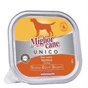 MIGLIORCANE UNICO PATE' RUSTICO 100% TACCHINO VASCHETTA 300GR