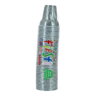 ARISTEA BICCHIERI CAFFE' BICOLOR FIESTA ARGENTO 50PZ