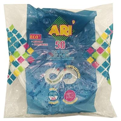 ARISTEA PIATTI FONDI 220 RIUTILIZZABILI ARI' 50PZ