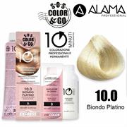 SOS COLOR&GO COLORAZIONE PROF.10MIN 10.0 DUO SET 90ML+90ML