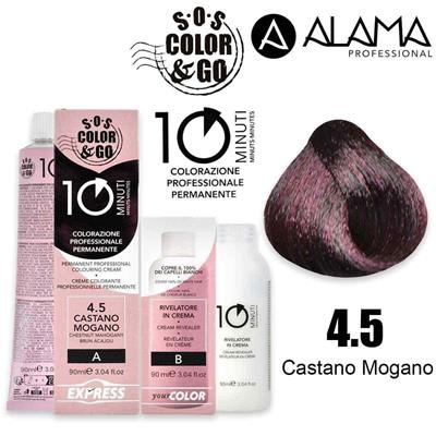 SOS COLOR&GO COLORAZIONE PROF.10MIN 4.5 DUO SET 90ML+90ML