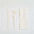 MONO GREEN KIT COLTELLO+FORCHETTA+TOVAGLIOLO IMBUSTATO