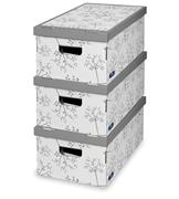 DOMOPAK LIVING SET 3 SCATOLE AUTOMONTANTI DECOR* 29X52X20 3PZ 91