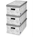 DOMOPAK LIVING SET 3 SCATOLE AUTOMONTANTI DECOR* 29X52X20 3PZ 91