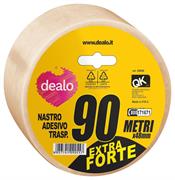 DEALO NASTRO ADESIVO 90MT TRASPARENTE IMBALLAG.LARGH.48MM45MIC