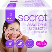 DEALO SECRET ULTRASSORBENTI CON ALI 10PZ.LUNGH.25CM