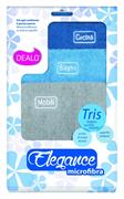 DEALO ELEGANCE SET 3PZ PANNI IN MICROFIBRA 30X30CM