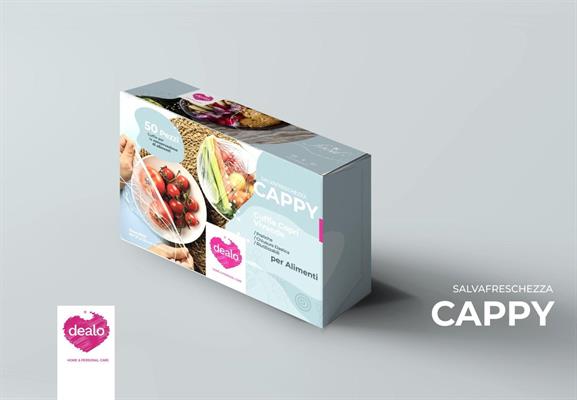 DEALO CAPPY SALVAFRESCHEZZA CUFFIE COPRI VIVANDE 50PZ. 10/25CM
