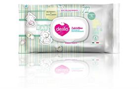 DEALO SALVIETTINE IGIEN.BABY 72PZ.LATTE & COCCO GOFFRATE