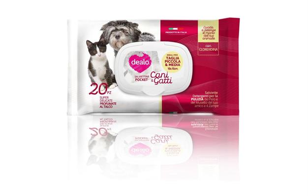 DEALO SALVIETTE CANI&GATTI 16*20CM 20PZ