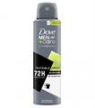 DOVE DEO SPRAY 150ML ADVANCED MEN INVISIBLE FRESH