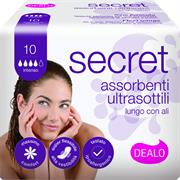 DEALO SECRET ULTRASSORBENTI LUNGO CON ALI 10 PZ.LUNGH.29CM