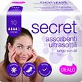 DEALO SECRET ULTRASSORBENTI LUNGO CON ALI 10 PZ.LUNGH.29CM