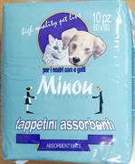 MINOU TAPPETINO CANI & GATTI 60X60 10PZ