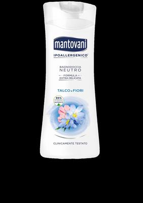 MANTOVANI BAGNOSCHIUMA TALCO E FIORI B.DERMO+CREMA FLUID.400ML