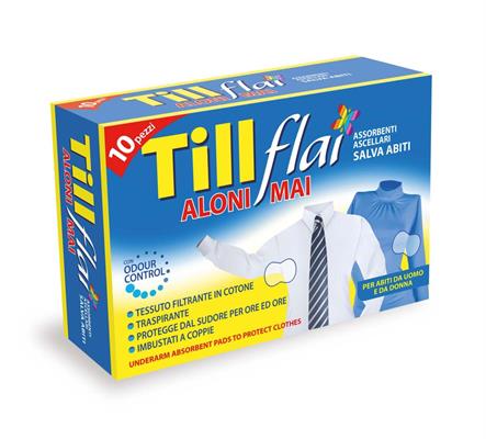 TILL FLAI ASSORBENTI ASCELLARI ASSORBENTI ASCELLARI IN COTONE PZ