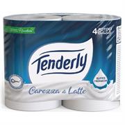 TENDERLY CARTA IGIENICA CAREZZA DI LATTE 4 ROTOLI VELLUTATI