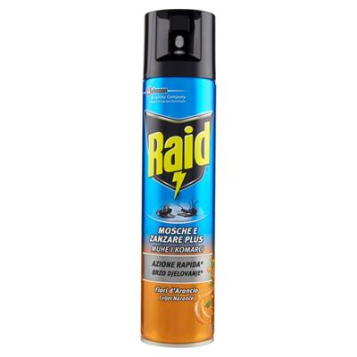 RAID MOSCHE E ZANZARE SPRAY FIORI D'ARANCIO 400 ML