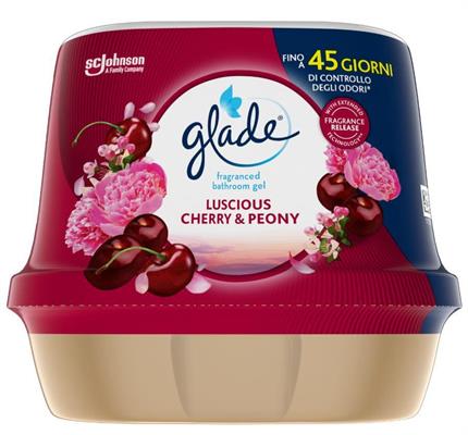 GLADE FRESH GEL BAGNO PEONY&CHERRY 180GR