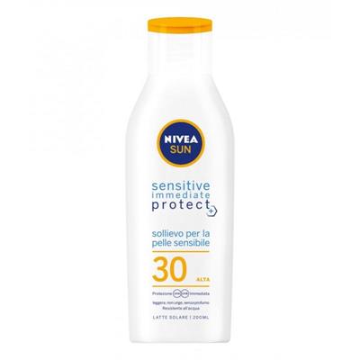 NIVEA SUN LATTE SOLARE SENSITIVE FP30 200ML