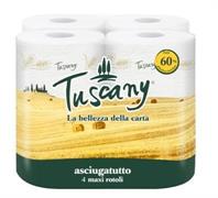 TUSCANY ASCIUGATUTTO MAXI 2 VELI 4 ROTOLI