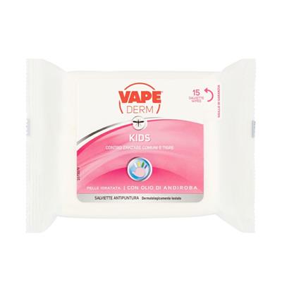VAPE DERM SENSIBILE BAMBINI SALVIETTE ANTIPUNTURA 15 PZ