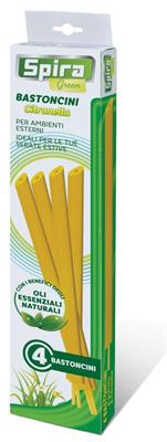 SPIRA GREEN BASTONCINI CITRONELLA 4PZ