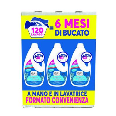 SWEET HOME DET.BUCATO MANO E LAVATRICE TRIPACCO TALCO 40LAV 3X2L