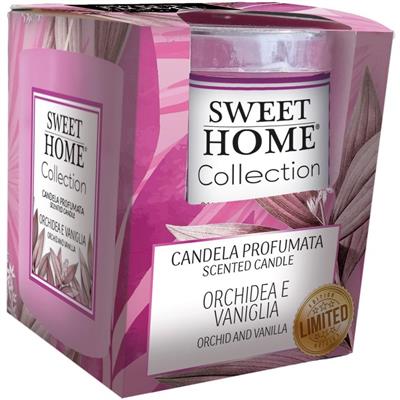 SWEET HOME CANDELA PROFUMATA ORCHIDEA VANIGLIA 110GR