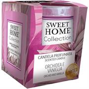 SWEET HOME CANDELA PROFUMATA ORCHIDEA VANIGLIA 110GR