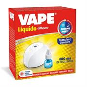 VAPE ELETTROEMANATORE LIQUIDO MOSCHE-ZANZARE+RICARICA 480ORE 36M