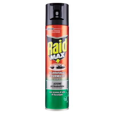 RAID SCARAFAGGI E FORMICHE MAX EUCALIPTO 400 ML