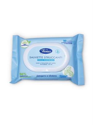 VENUS SALVIETTE STRUCCANTI PELLI NORMALI 20PZ