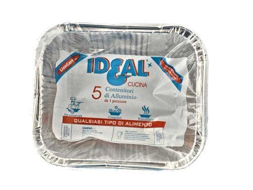 IDEAL CONTENITORE 1 PORZIONI S/COP PZ 5 00110