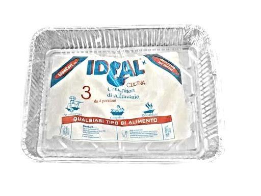 IDEAL CONTENITORE 4 PORZIONI S/COP PZ 3 00111