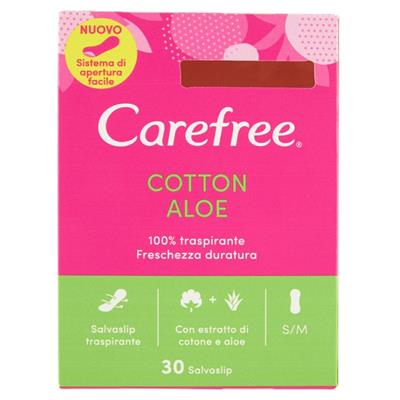 CAREFREE SALVASLIP RIPIEGATI X 30 ALOE