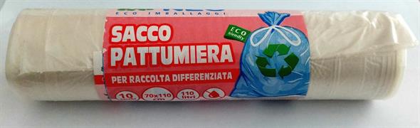 NEC SACCO PLT RESISTENTE 70X110 110LT TRASPARENTE 10PZ