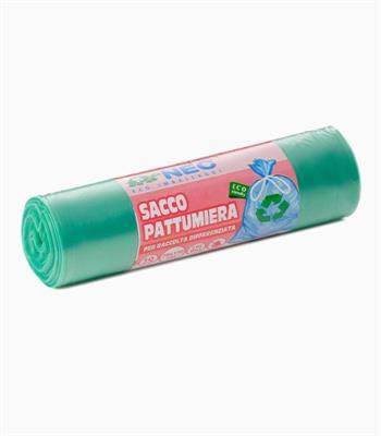 NEC SACCO PLT RESISTENTE 70X110 110LT VERDE 10PZ