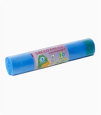 NEC SACCO FACILE HD AZZURRO 70X100 110LT 10PZ