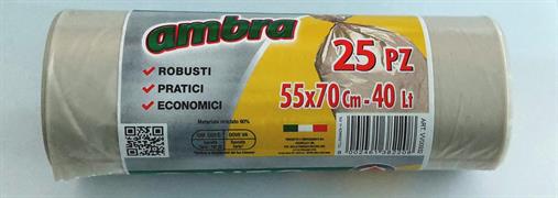 NEC SACCO PLT AMBRA 55X70 40LT 25PZ