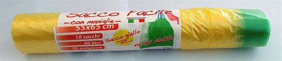 NEC SACCO FACILE HD GIALLO 55X65 C/MAN 40LT 10PZ