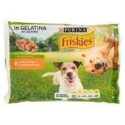 FRISKIES BUSTE 4X85G POLLO E PISELLI IN GELATINA