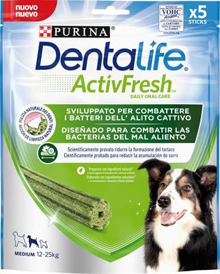 PURINA CANE DENTALIFE 115GR.ACT.FRES.MED