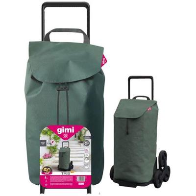 GIMI SHOPPING TROLLEY TRIS VERDE 52LT 168423