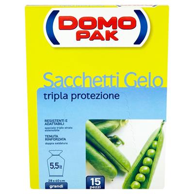 DOMOPAK GELO GRANDE CM 28X40 LT 5.5 15PZ 8616